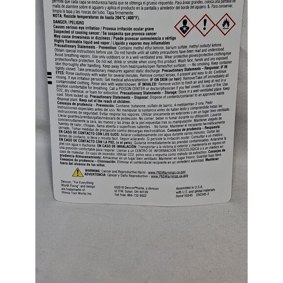 Devcon High Strength Gray Metal Patch & Fill 3 oz - Picture 5 of 5